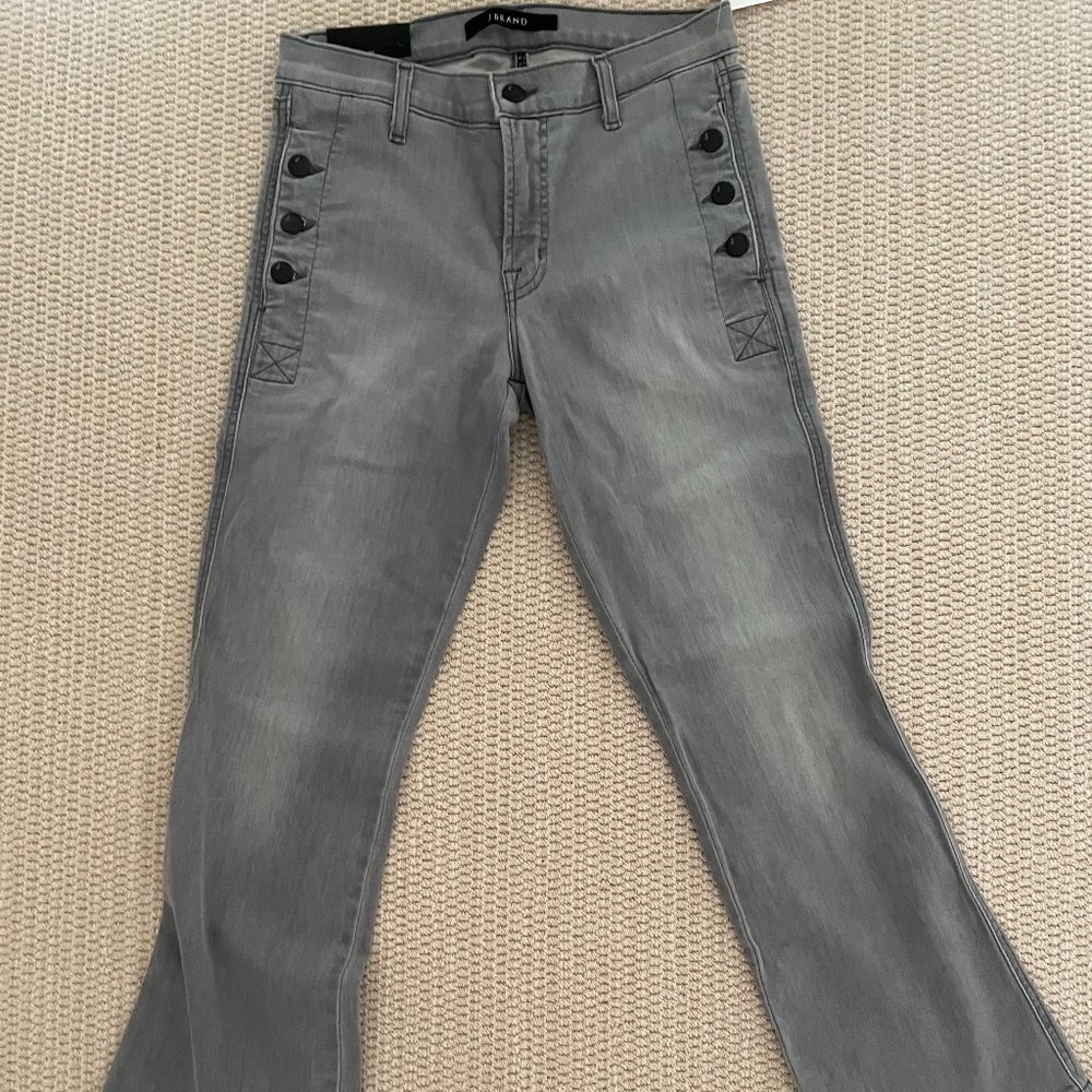 J BRAND 27 RESONANCE MID-RISE CROP-BOOT